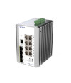- CTS IPS-5112 Commutateur industriel L2 10G POE 12 ports budget 240 Watts 8 RJ45 100M-1G-10Gbase-T 4 x SFP+ 1G / 10G-X -40/+75°C 2 alimentations 48-57 VDC(26/7=)