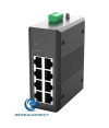 - Fiberroad FR-6N3008 switch industriel Gigabit Ethernet 8 ports 10/100/1000 Mbs rail Din Boitier métal -20 + 70°C alim 9-56 VDC équivalent Moxa EDS-208 EDS-208A (25=)