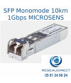 Microsens MS100210 Transceiver SFP 1000Base-LX/LH 1000Mbs Monomode 1310nm 10km 2xLC (26/8)