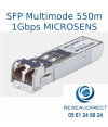 Microsens MS100200D Transceiver SFP GE 1000Base-SX Multimode 850nm 220m/550m 2xLC DDMI (26/8)
