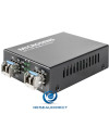 Microsens MS400234 Bridge Convertisseur SFP / SFP Fast 100 Mbs et Gigabit Ethernet 1gbs pour conversion fibres Multi vers Monomode 