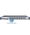 Microsens MS653410MX switch Ethernet industriel 19 pouces 10Giga 24x 10/100/1000T PoE+ 420W (PSE) 4 ports 10GBE SFP+ interfaces série USB carte mémoire SD 2 entrées 2 sorties alim 44V 57 VDC