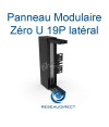 - Nexconec NGXBK01 Rack fibre optique modulaire latéral format zéro U NGX pour baie 19 pouces 3 slots vides (72 fibres possibles) (25/8=)