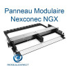 - Nexconec NGXPP01 Tiroir optique modulaire compact NGX panneau de brassage fibre Ultra haute Densité Chassis 1U 19 pouces 6 slots vide (144 fibres) (25/8=)