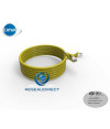 Platine Réseaux 2220J Cordon RJ45 cat6a SFTP 3m blindé (écran et tresse) JAUNE LSOH Manchon qualité Premium testé Certifié 3 m