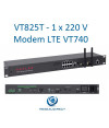 Vutlan VT825T-LTE pack comprenant un Boitier de monitoring IP VT825T et une carte modem 4G LTE interne double antenne VT740 montée en atelier 