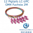 Nexconec-pack de 12 Pigtails LC-UPC OM4 900 microns colorisés