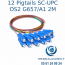 Nexconec-pack de 12 Pigtails OS2 G657-A1 SC-UPC