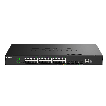 SmartPro L2+ xStack 24 Ports Giga PoE+ 370W 4 SFP+