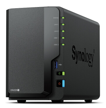 Serveur NAS TPE/Soho DS225+ Sata 2 baies