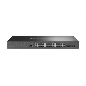 Switch 19" 24 ports Giga POE+ 384 W + 4 SFP+