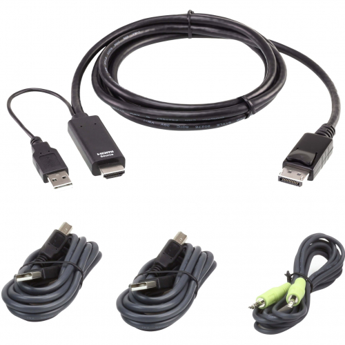 Kit True 4K HDMI -> DP 2x USB and 1x audio