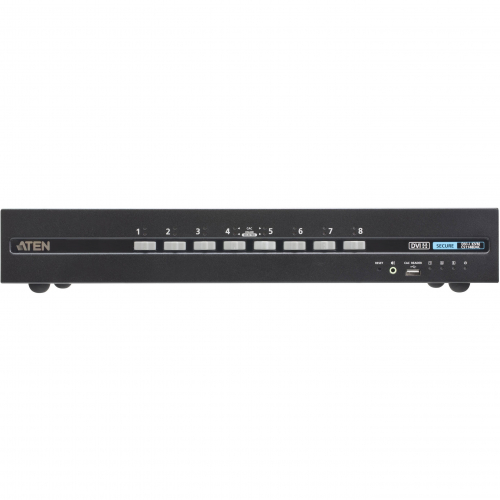 KVM switch 8 ports USB 4K Dual DVI Card Reader