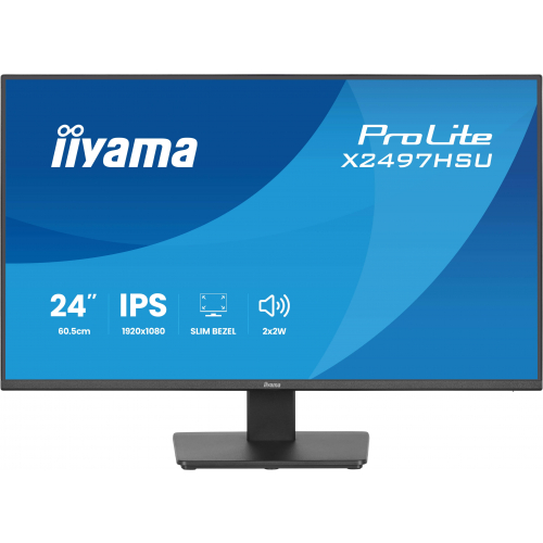 Moniteur 24" Ultra Mince IPS full HD 4ms HP hubUSB