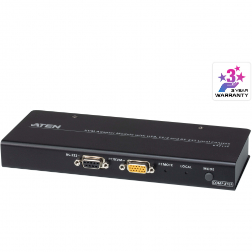 Module serveur RJ45 pour KVM connexion PS2/USB/RS