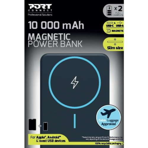 Powerbank 10,000mAh avec Wireless Qi2