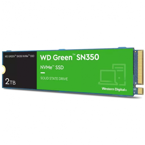 SSD WD Green SN350 NVMe 2 To -Format M.2 2280