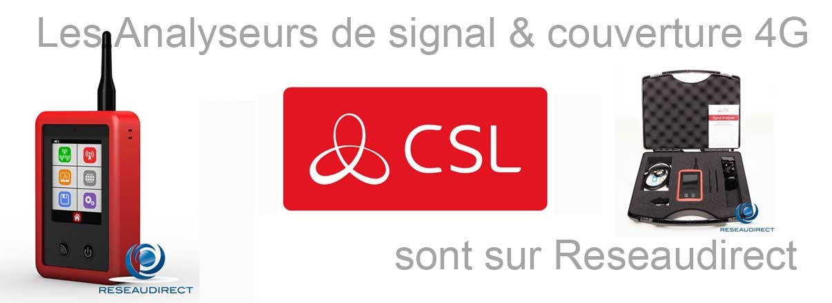 Pub Analyseur réseau signal 4G CSL