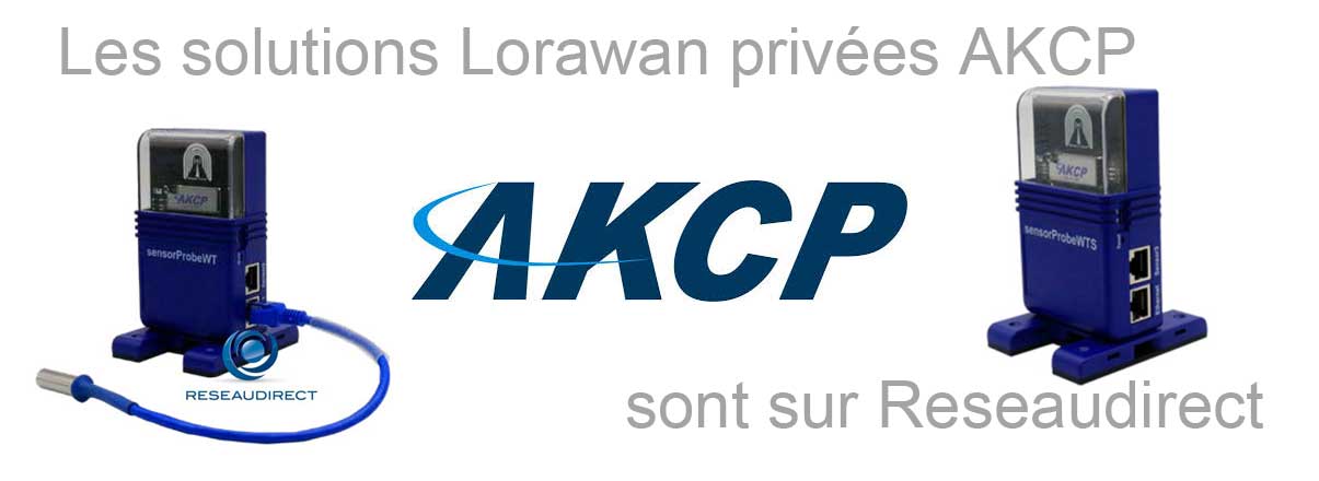 AKCP réseau Lorawan privé sur Reseaudirect.com